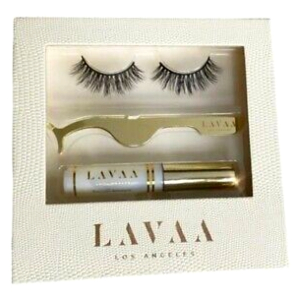 Lavaa Beauty Flirty Lash 3D Mink Eyelashes applicator glue 3 piece set SEALED - Picture 2 of 4